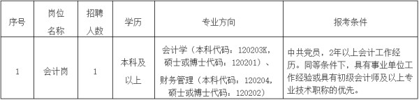 公開(kāi)招聘會(huì)計(jì)工作人員公告——招聘信息推薦
