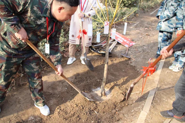 植樹(shù)節(jié)|管理學(xué)院|手植一抹綠，心栽一片林
